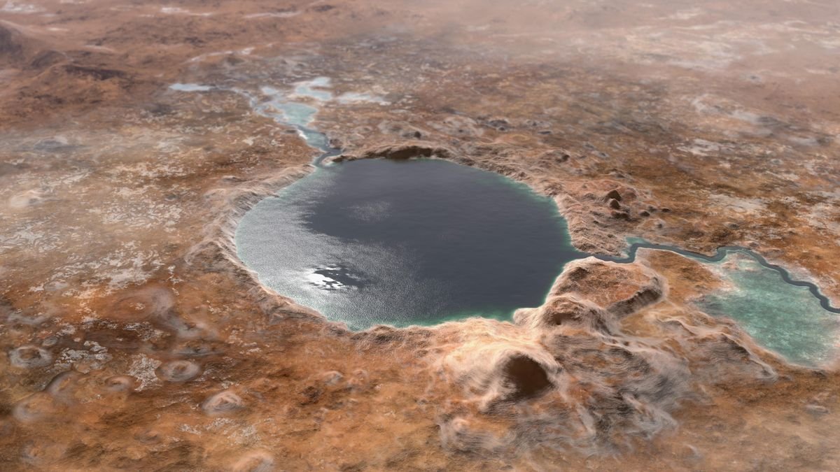 Mars Lake Discovery